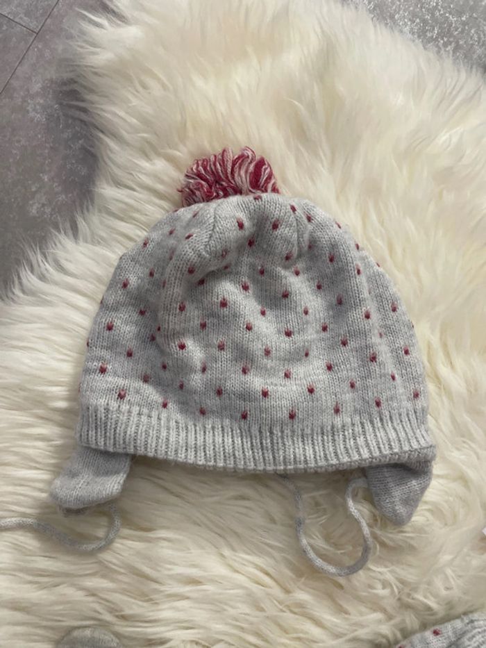 18 / 36 mois - ensemble bonnet gants tour de cou - photo numéro 3