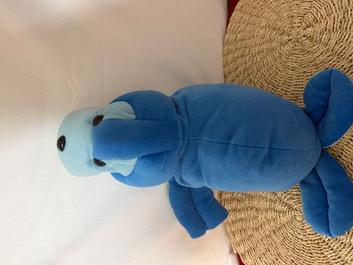 Peluche otarie phoque bleu - photo numéro 5