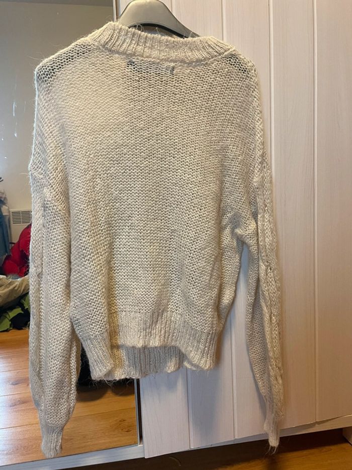 Pull blanc S vero moda - photo numéro 2