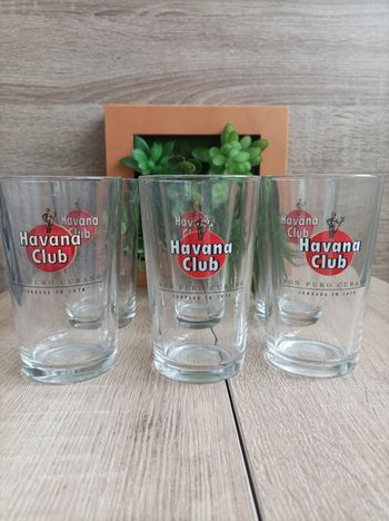 Lot 6 verres havana club