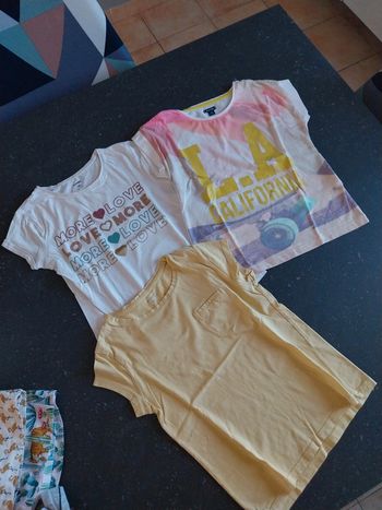 3 tee shirts 8 ans kiabi