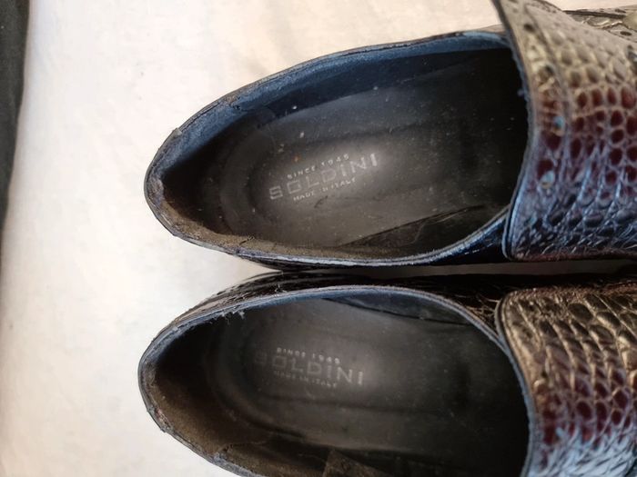 Mocassin Soldini cuir style entre richelieux 1461 Quad et taille Adrian Bex Smooth 40 - photo numéro 5