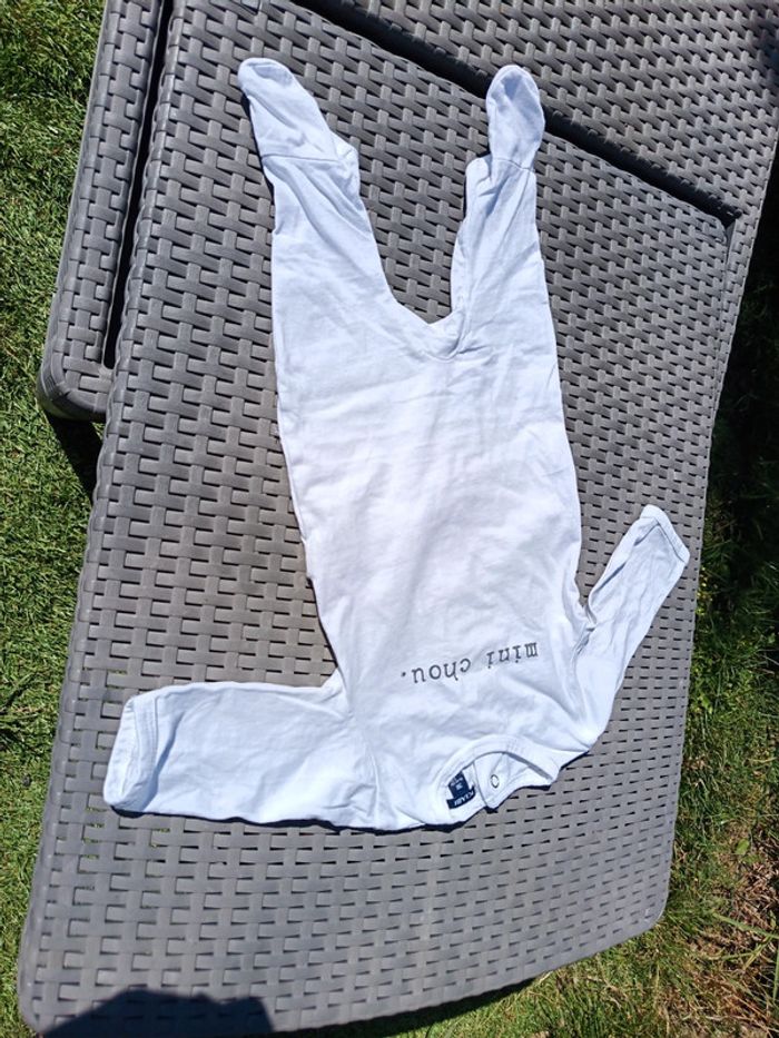 Pyjama grenouillère léger fin très bon état Kiabi 3 mois 62 cm. - photo numéro 2