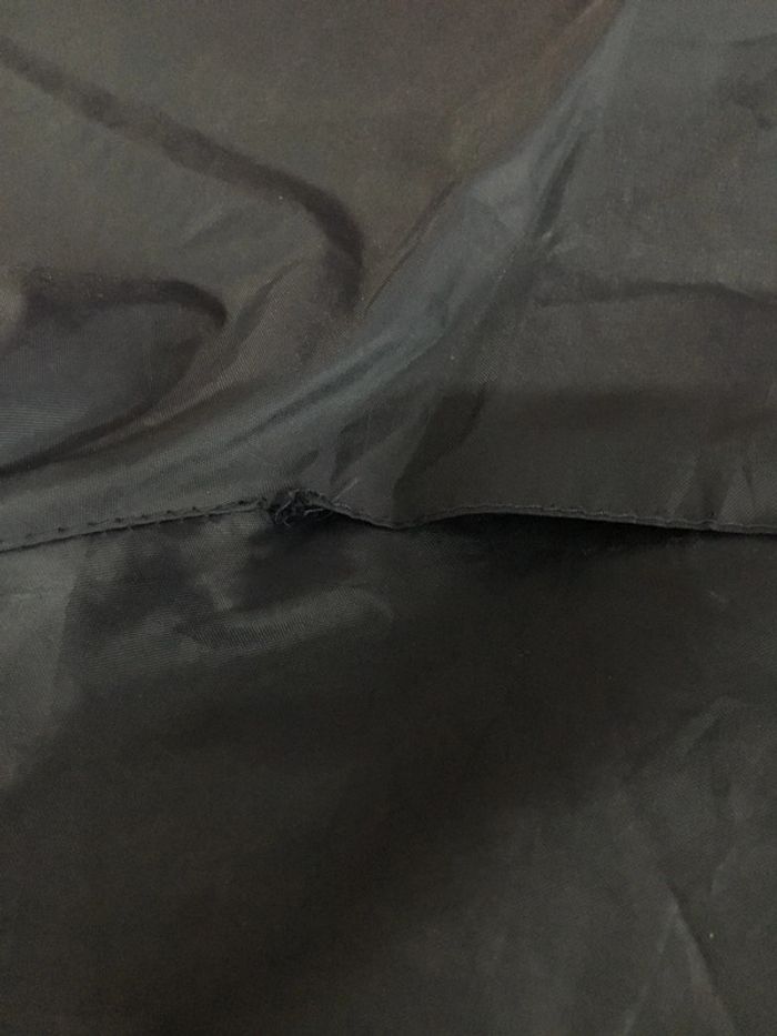 Coupe-vent 1/4zip à capuche pour homme Kway bleu marine fabriqué au Canada taille L 079 - photo numéro 6