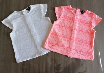 Lot de 2 T. Shirts 12 mois
