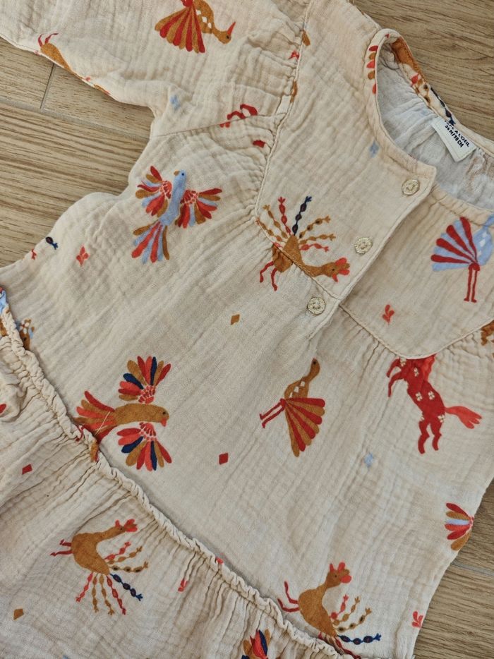 Robe beige imprimée animaux Tape à l'oeil 36 mois - photo numéro 2