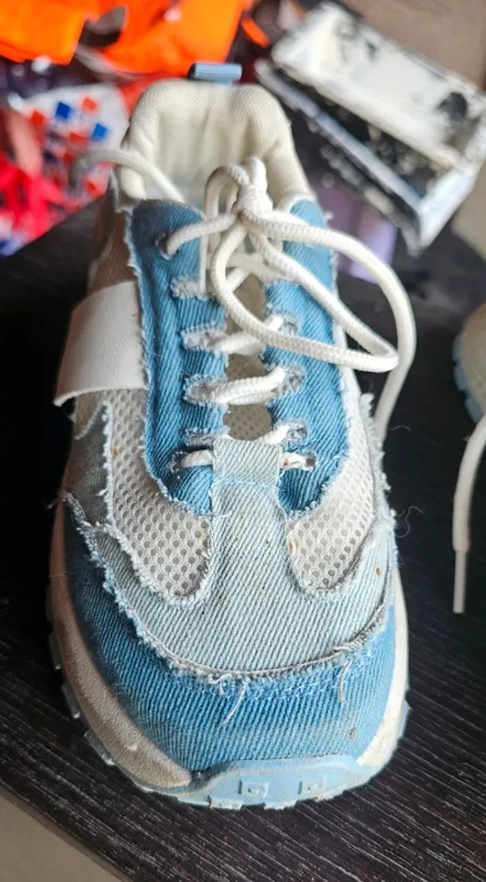 Basket effet Jeans taille 37 - photo numéro 3