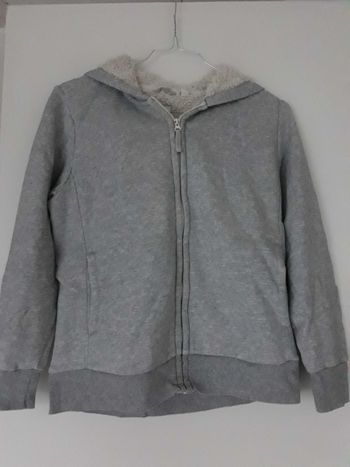 Sweat à capuche zippé et fourré 12 ans Uniqlo