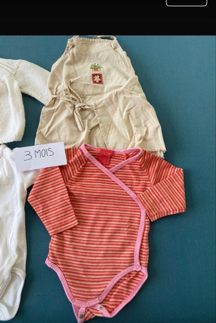 Lot de vêtements fille 3 mois - photo numéro 3