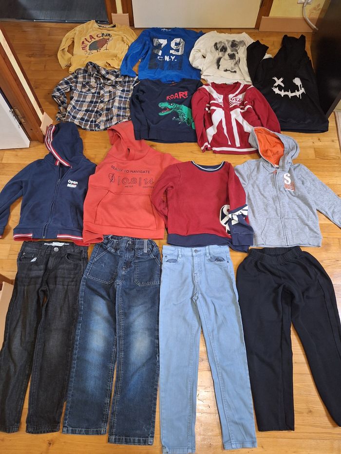 Lot vêtements garçon 8 ans