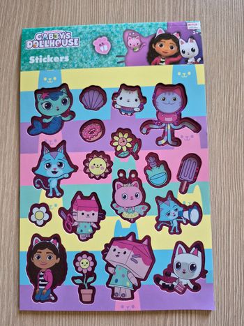 Cahier stickets gabby chat gabby et la maison magique