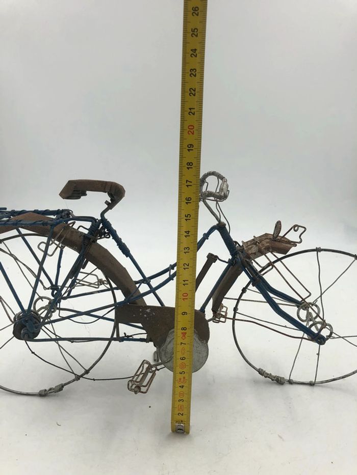 Vélo en métal 30 x 17 cm - photo numéro 6