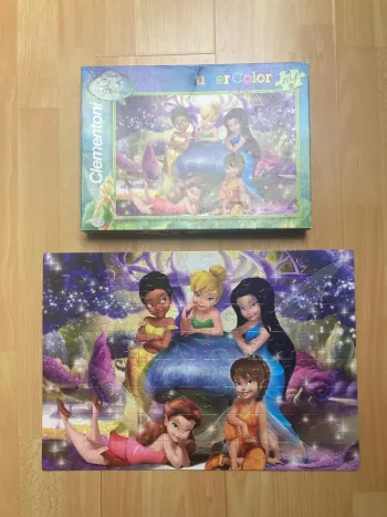 Puzzle Disney Fairies Fée Clochette 104 pièces – Clementoni, très bon état, complet