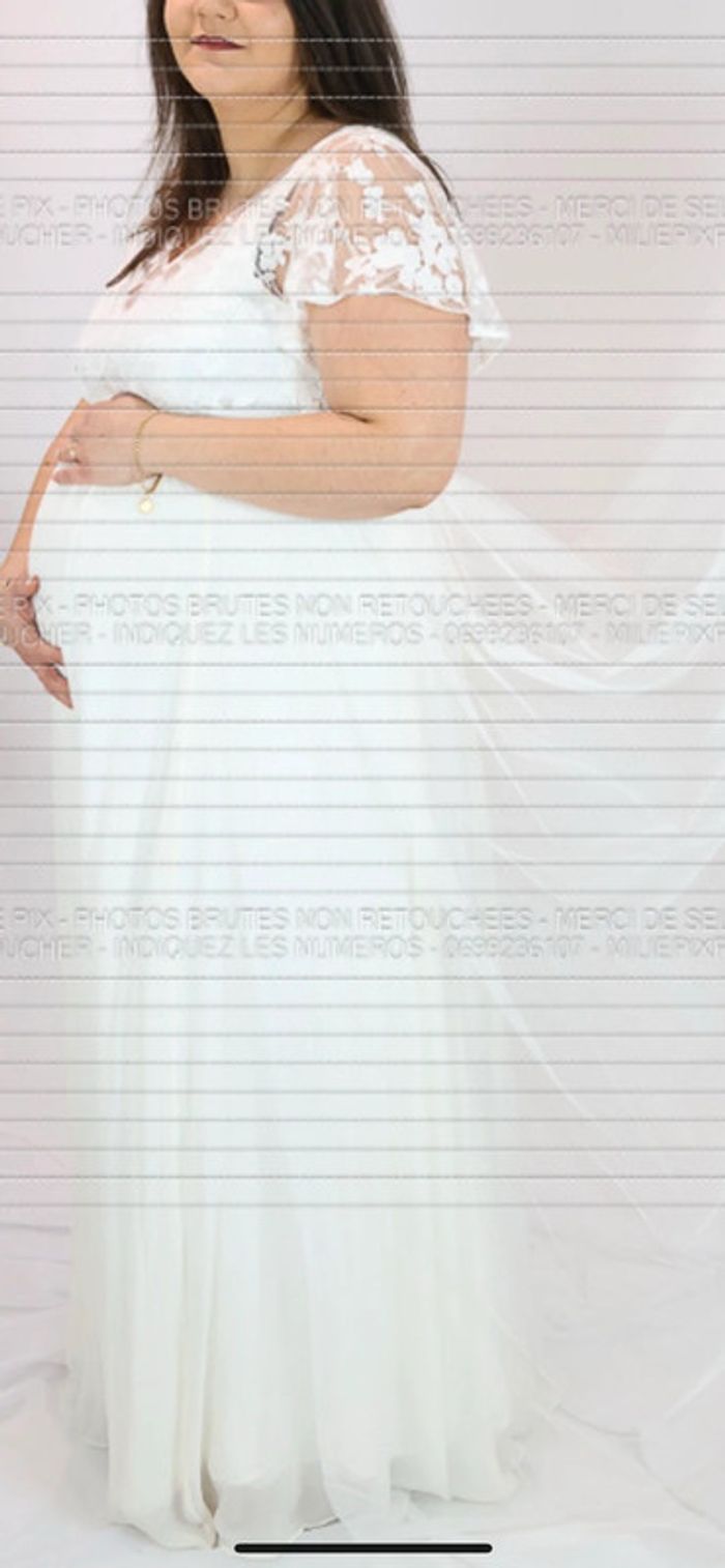Robe de Mariée grossesse et allaitement Seraphine T46 - photo numéro 16