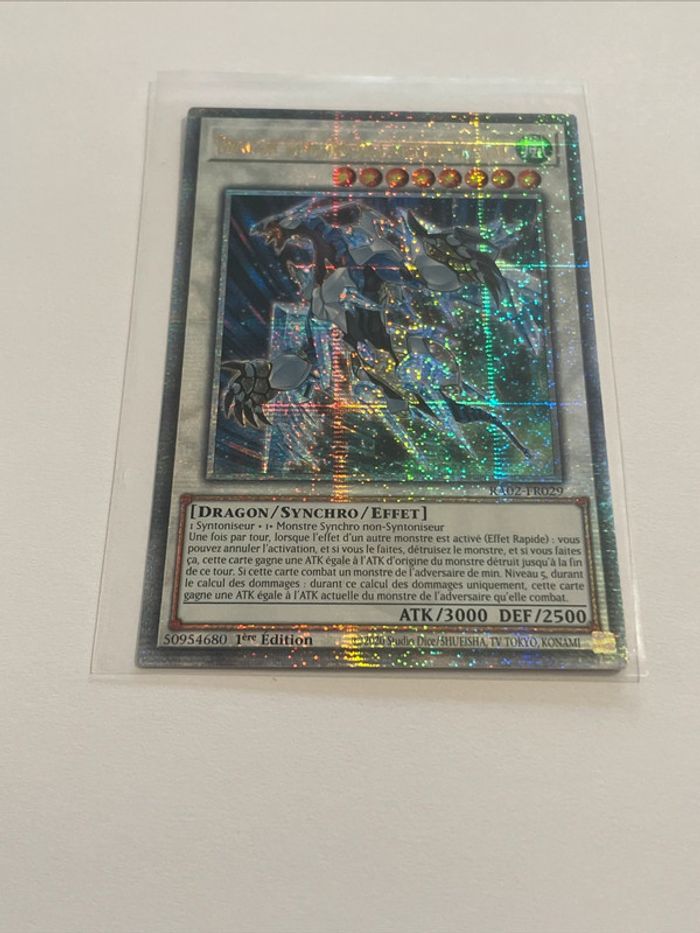 Yu-Gi-Oh! Dragon Synchro de l'Aile de Cristal : QCSE RA02-FR029 - photo numéro 3