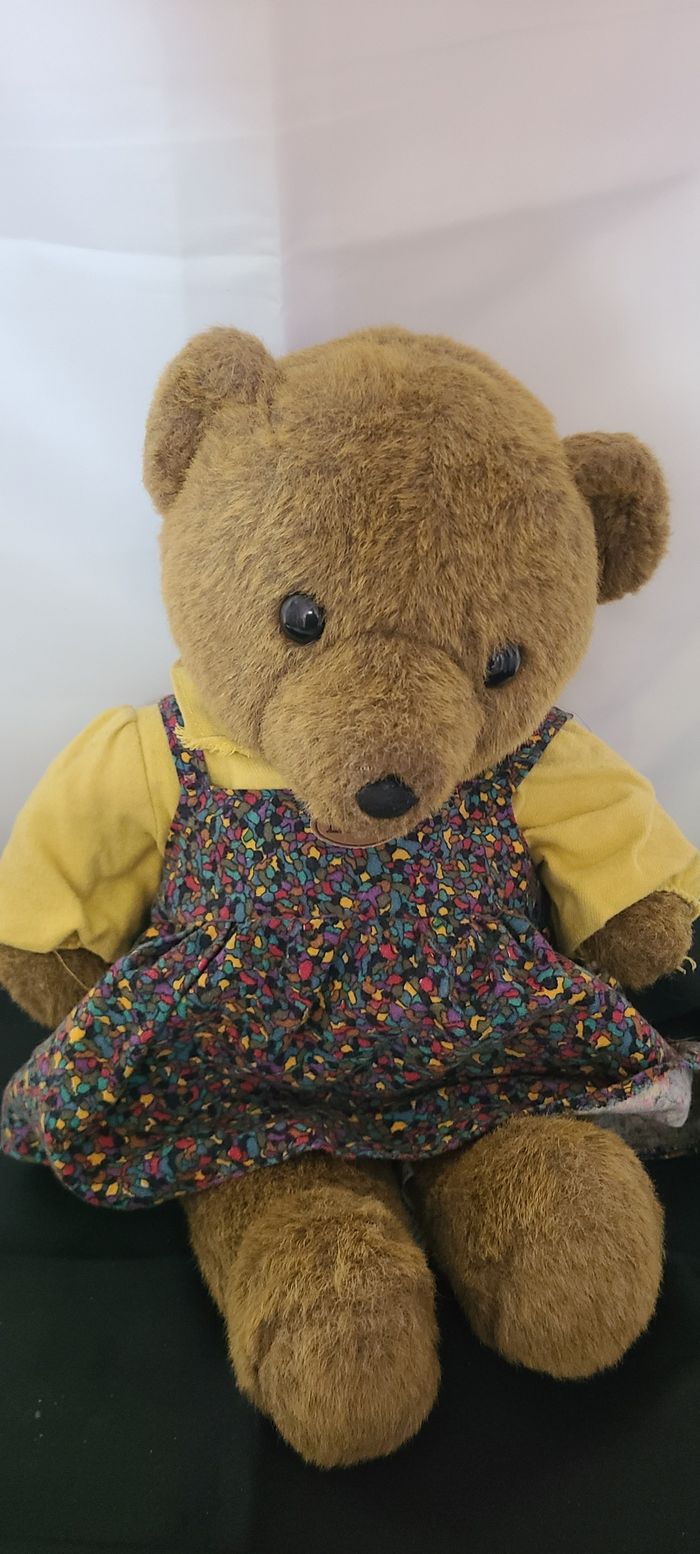 Ours en peluche Ajena modèle Léon années 80 - photo numéro 7