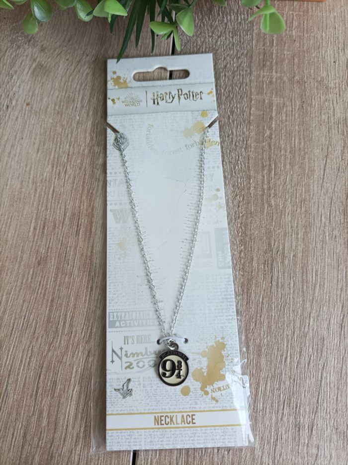 Collier Voie 9 3/4 Harry Potter