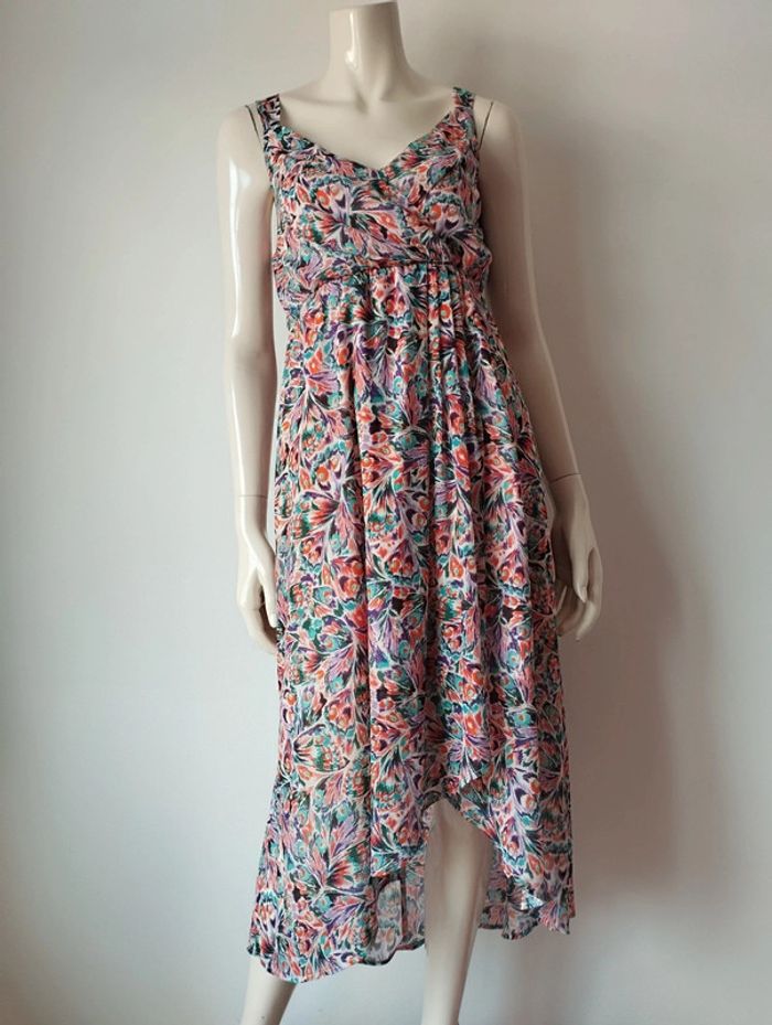 Robe dos croisé, fendue Promod taille 36