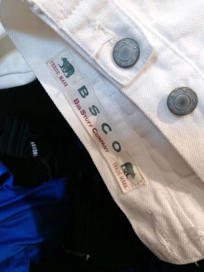 Veste jeans blanche M - photo numéro 4