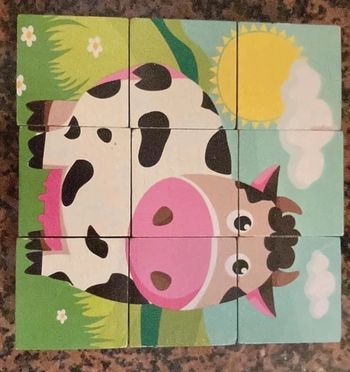 Lot Puzzle bois bébé