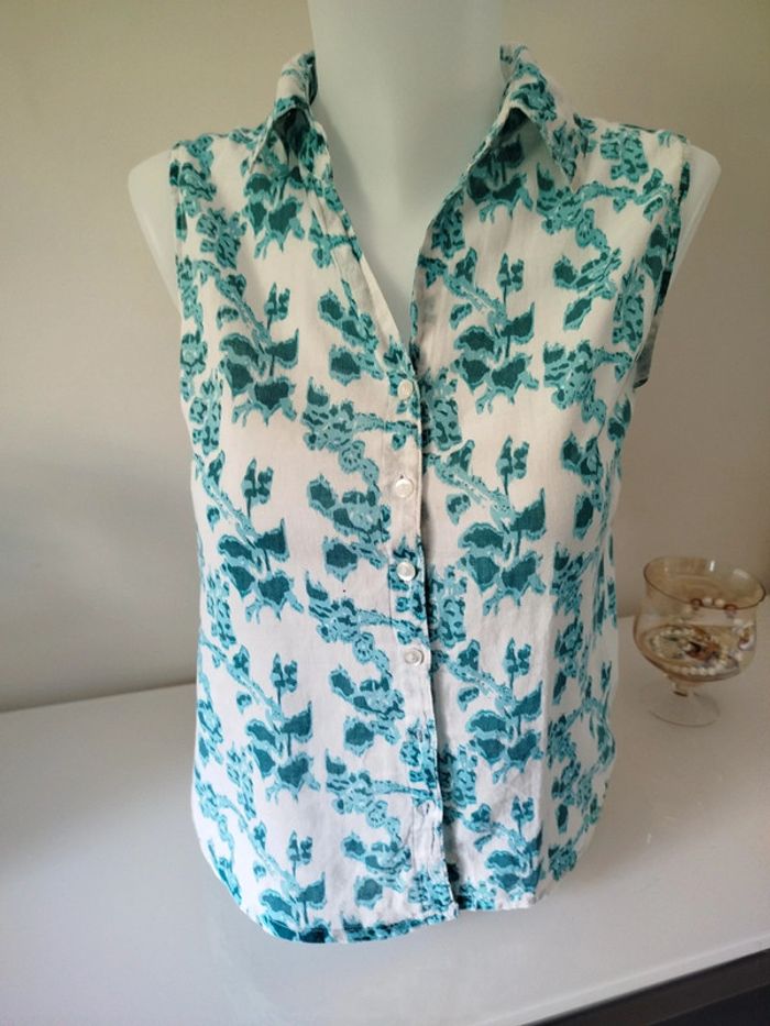 #chemise#motif fleuri