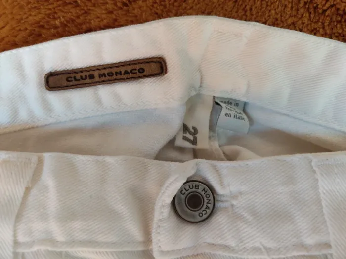 Pantalon blanc femme Club Monaco 37 Neuf - photo numéro 4