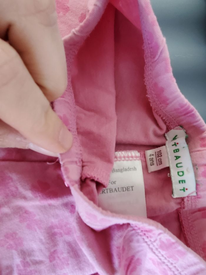 Lot de 4 leggings + 1 short taille 4 ans - photo numéro 2
