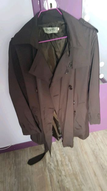 Trench marron taille 3