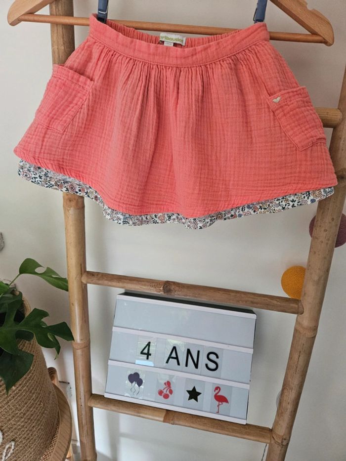 Jupe gaze de coton