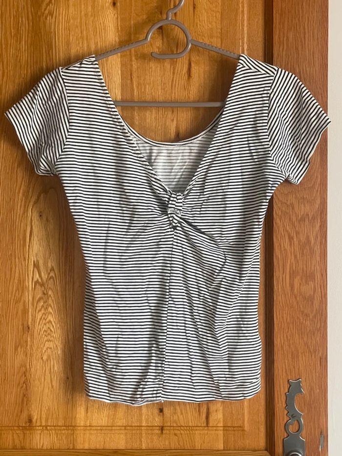 T-shirt à rayure - photo numéro 2