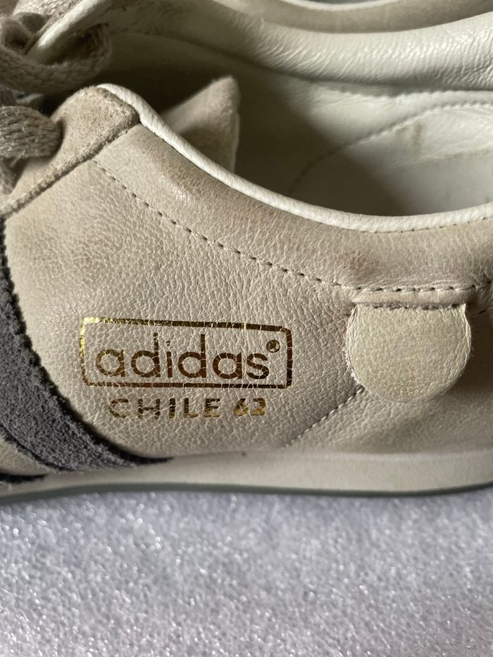 Rare Adidas chile ´62 cuir gris vintage - photo numéro 7