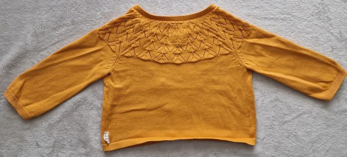 Gilet moutarde à boutons décorés - 18M - Sergent Major (TBE) - photo numéro 6