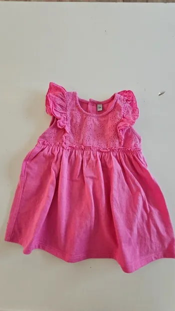 Robe rose 12 mois