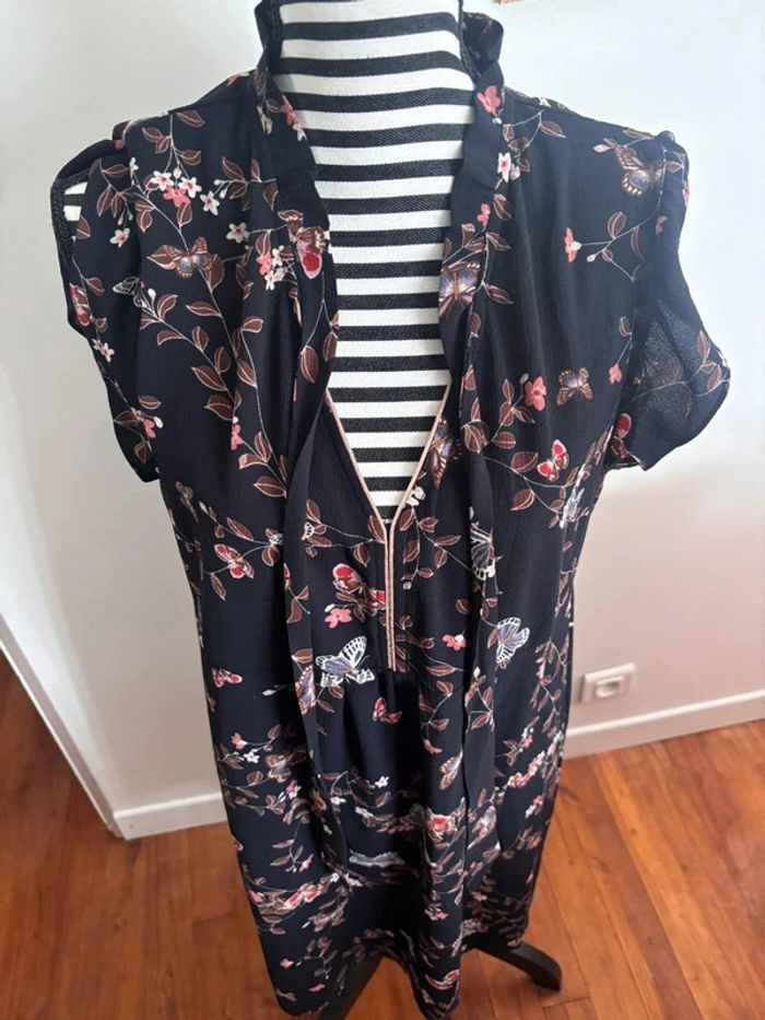 Robe papillons Ema Blues T2 - photo numéro 3
