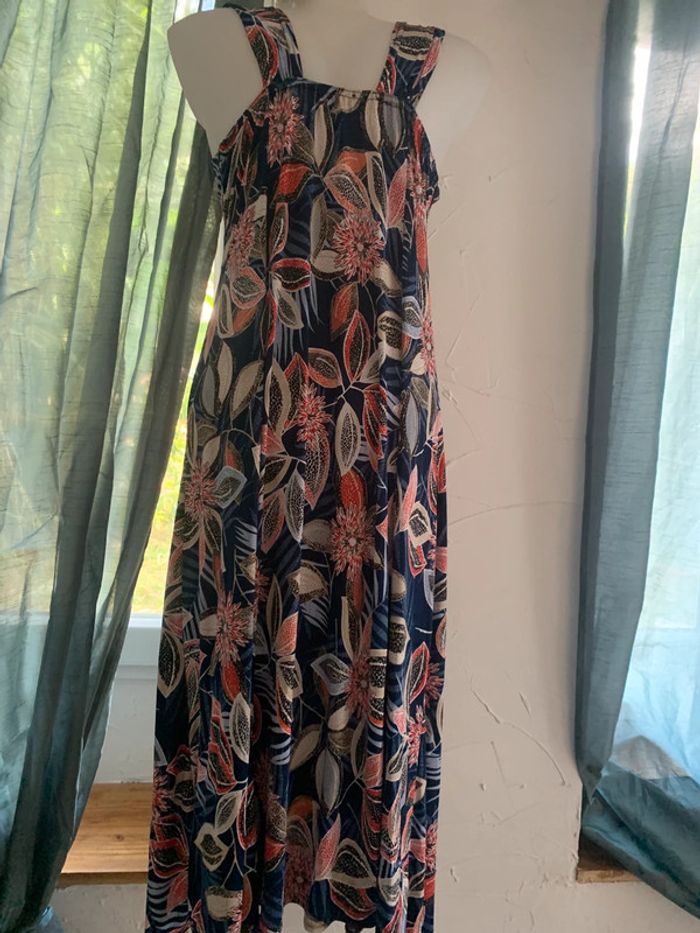 Robe été bleu bonheur longue taille 42/44 - photo numéro 7