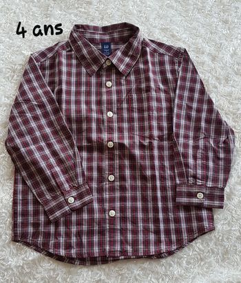 Chemise GAP garçon 4 ans