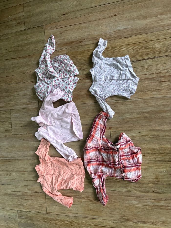 Lot 6 blouses 3 mois - photo numéro 3