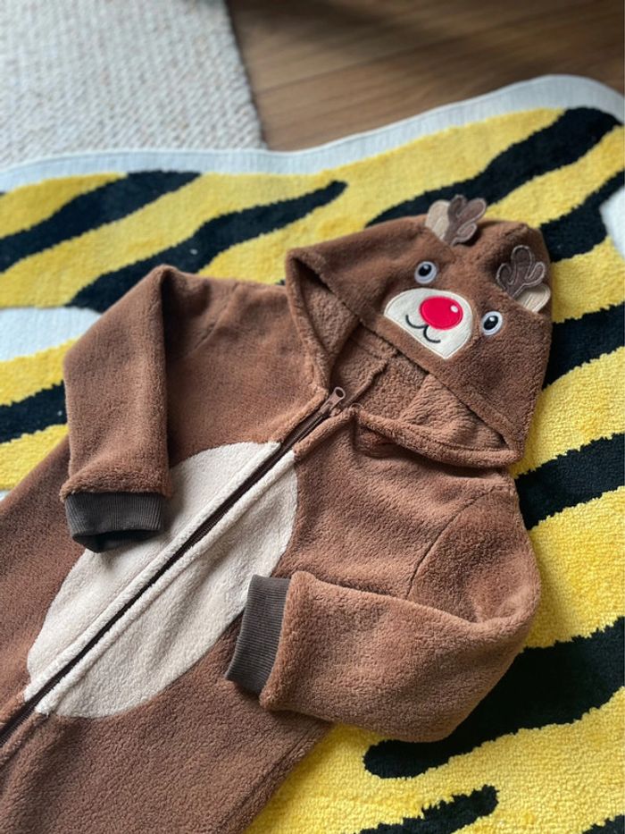 Combinaison pyjama pilote Rennes hiver grenouillère enfants - photo numéro 3