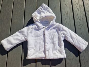 Veste polaire blanche 
 3m