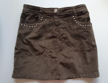 Jupe kaki en velours Orchestra 10 ans