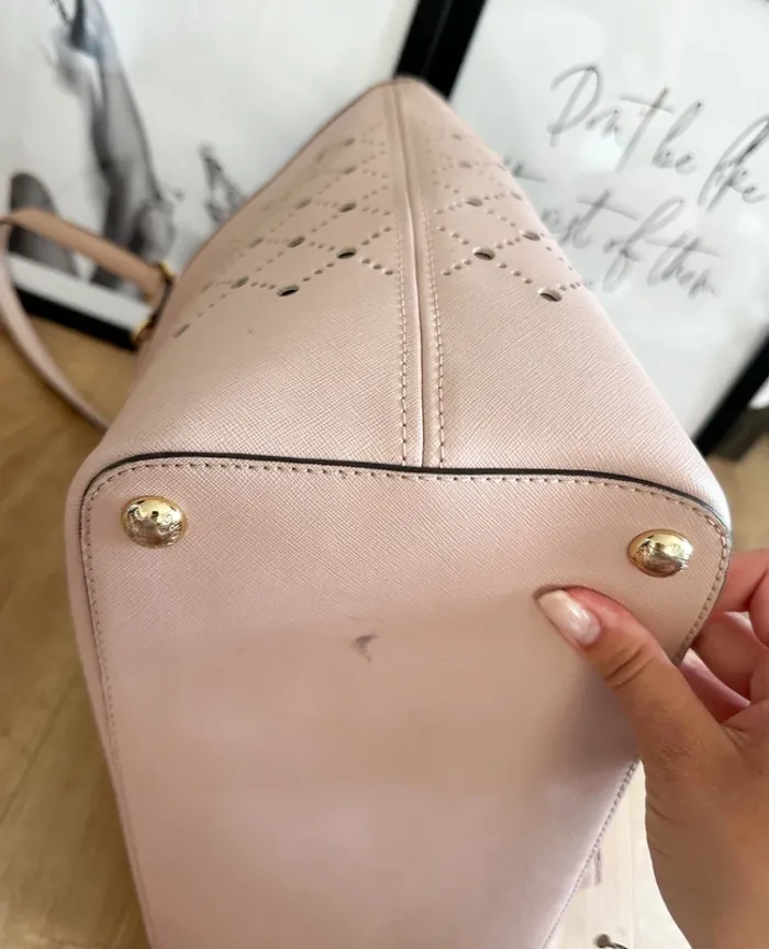 Sac à main cabas Michael Kors rose pale - photo numéro 8