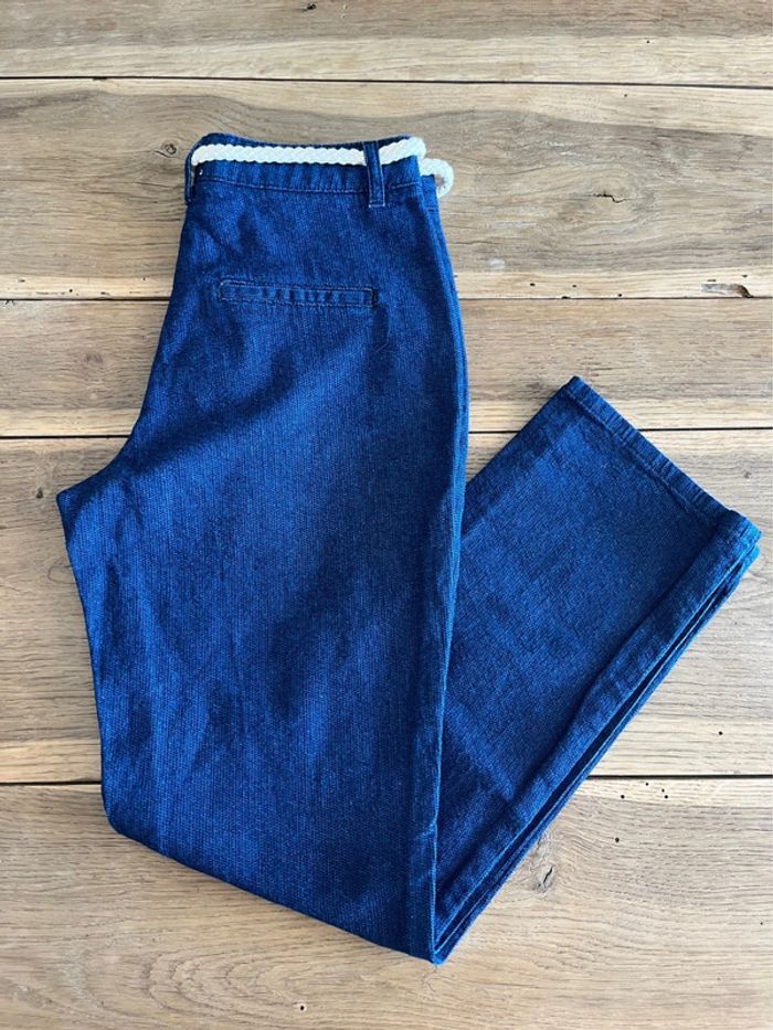 Pantalon carotte bleu marine Lab Dip - photo numéro 8