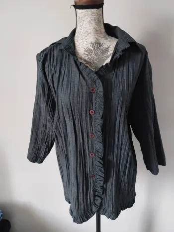 Chemise demi saison grise foncé