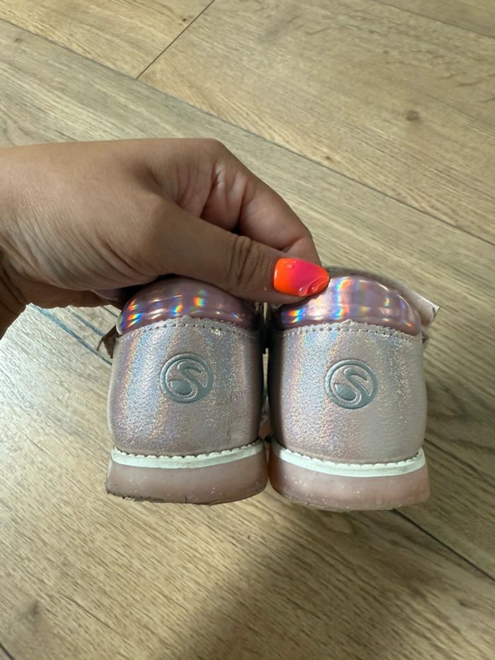 Paire de sandales rose pailletées fille 25 Flamingo - photo numéro 6