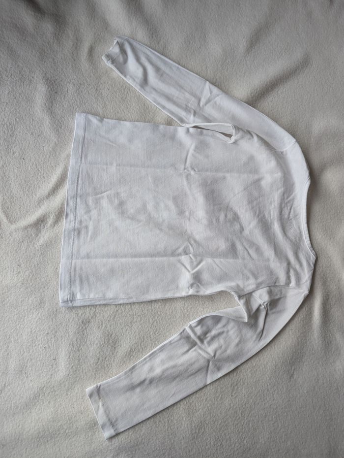 Tshirt ML blanc étoile rose - 4A - Gémo - photo numéro 6