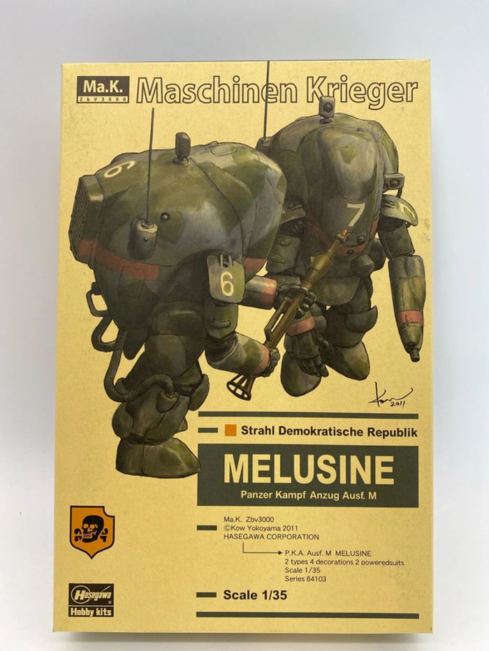 Maquette Hasegawa Maschienen Krieger Melusine