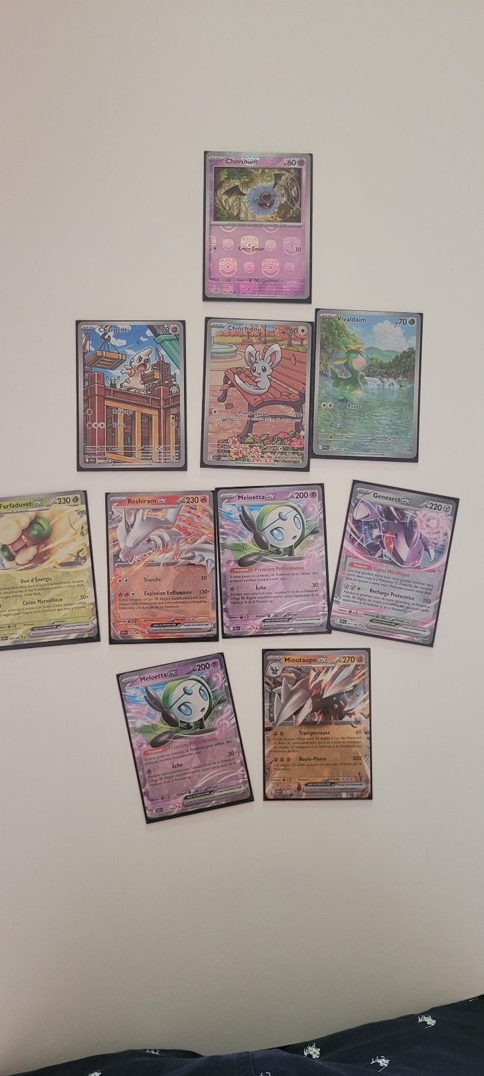 Lot carte pokemon 10.5 foudre noir flamme blanche hit