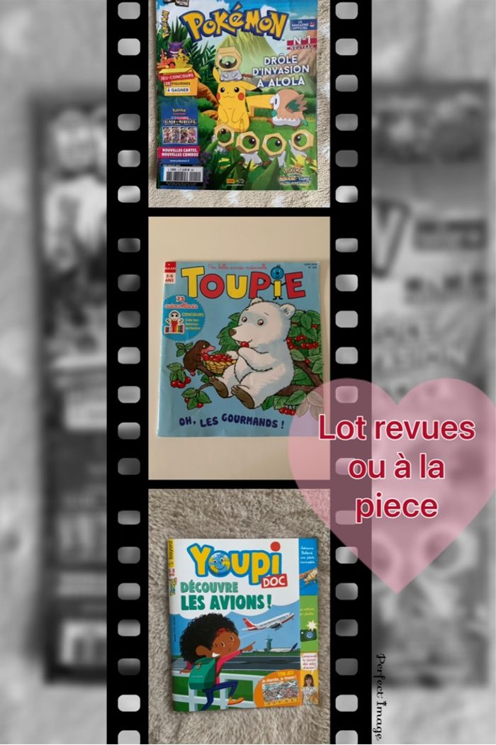 lot revues enfant en lot ou à la pièce