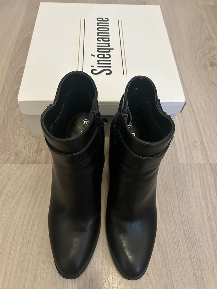 Bottine sinequanone noir taille 38 - photo numéro 2