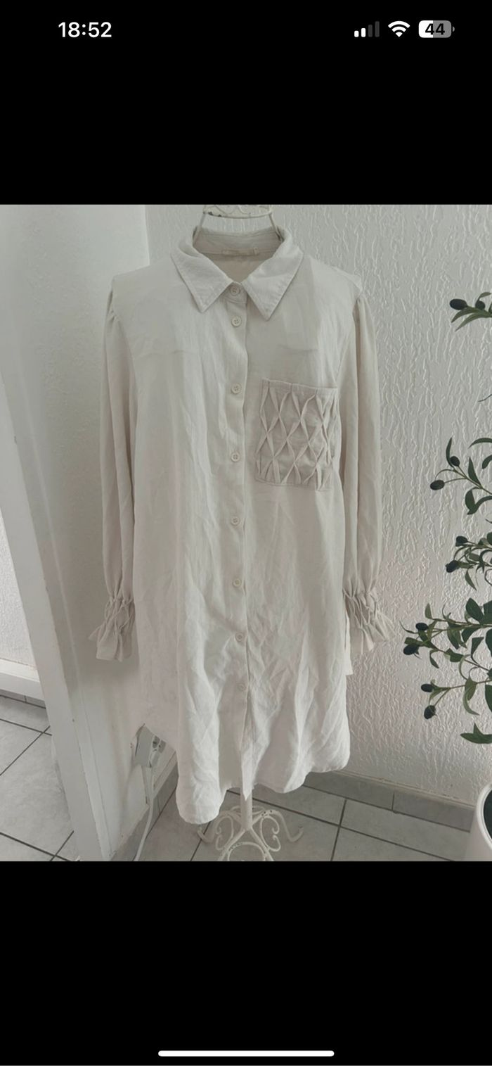 Chemise blanc cassé - photo numéro 4
